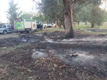 Apagaron un incendio en 175 y 62