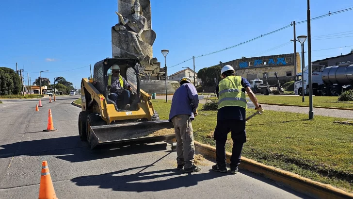 Accesos a puerto: limpieza y acondicionamiento de calles