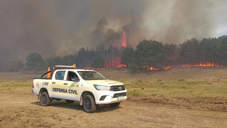 El índice de incendios forestales es “Muy alto” en Necochea y la región