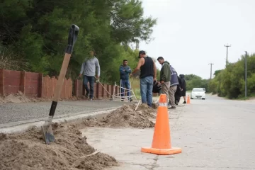 Construyen un paseo peatonal en Avenida 2