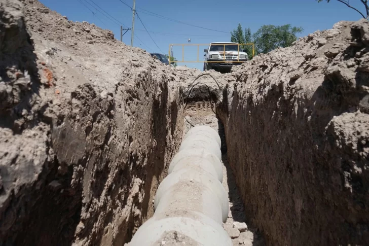 Comenzó a ejecutarse una obra pluvial en Barrio Norte