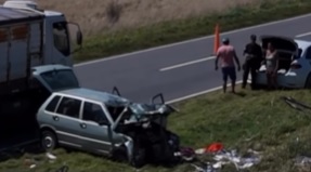 Fuerte accidente en la Ruta 228 a 35 kilómetros de Necochea