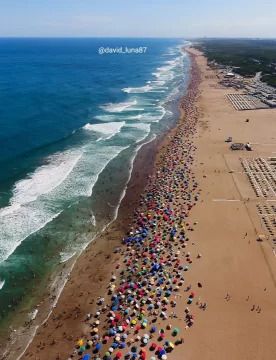 Otra espléndida jornada en la mejor playa argentina