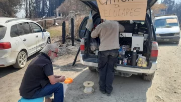 El Tano Cafiel ya está en El Bolsón colaborando con los damnificados por los incendios