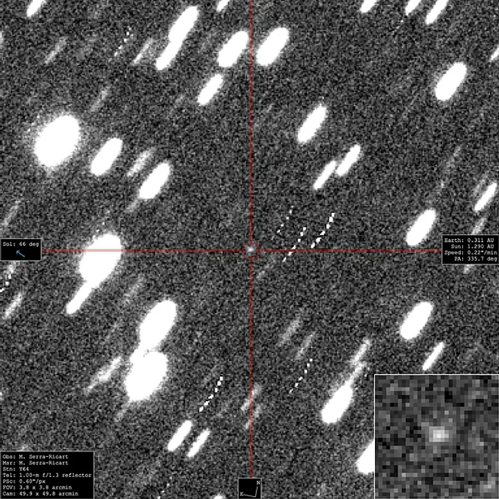 Crece el riesgo de impacto del asteroide 2024 YR4 contra la Tierra