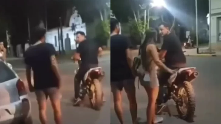 Golpeó brutalmente a su hija por andar en moto sin caso