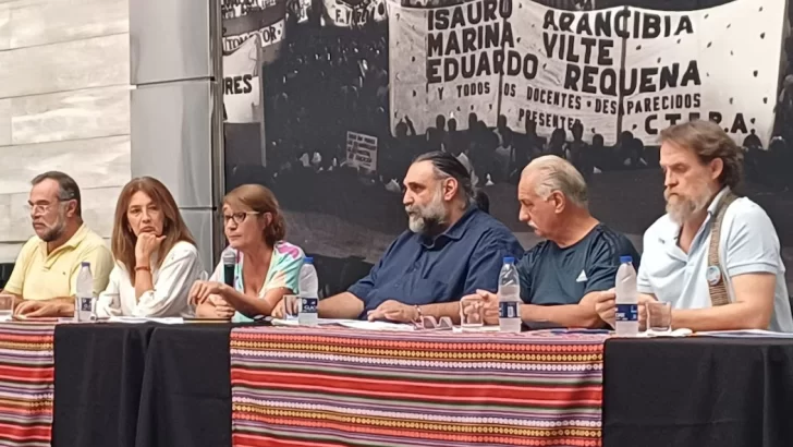 Los sindicatos docentes ratificaron el paro del 5 de marzo