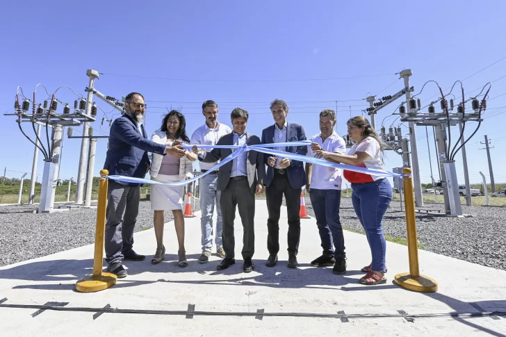 Kicillof inauguró la nueva estación transformadora de Mar del Sud