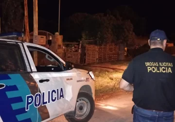 Encuentran drogas en un allanamiento y aprehenden a un hombre