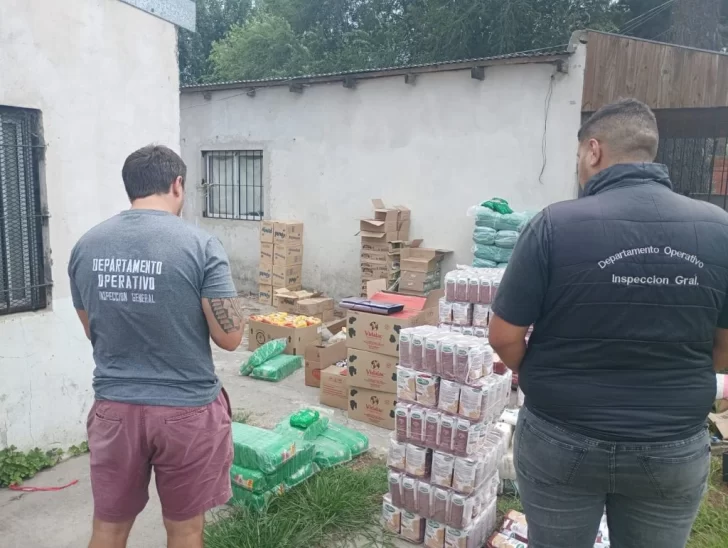 Secuestran más de una tonelada de alimentos que debían llegarles a beneficiarios de planes sociales