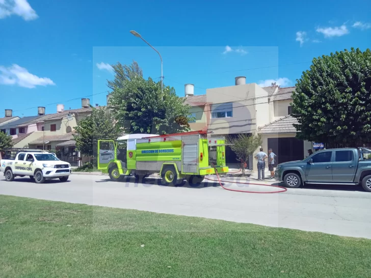 Incendio en una vivienda de avenida 59