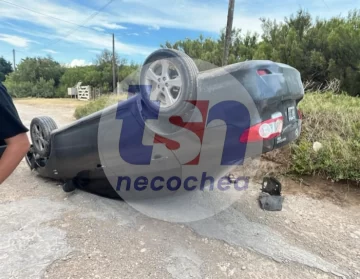 Volcó un auto en Quequén