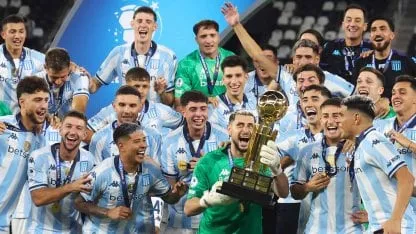 Racing ganó en Brasil y es el nuevo campeón de la Recopa Sudamericana