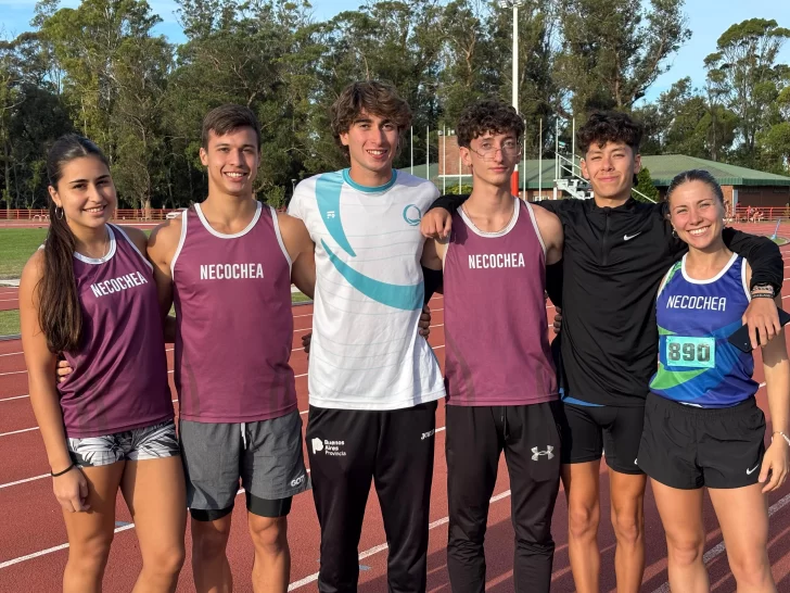 Medallas y marcas habilitantes al Argentino para los atletas necochenses en el Provincial