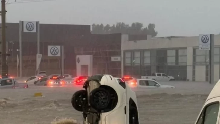 Violento temporal en Bahía Blanca: destrozos, más de 40 familias evacuadas y suspensión de clases