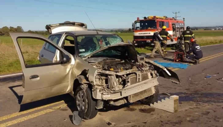 Choque múltiple por alcance en la Ruta 226