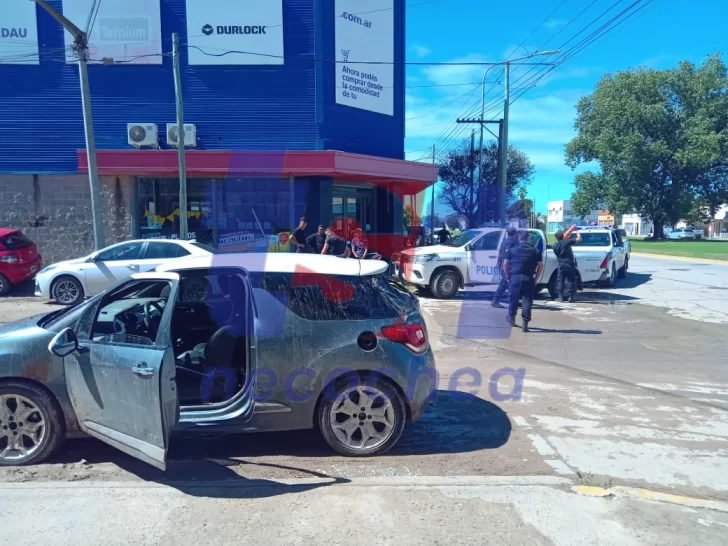 Atrapado cuando circulaba en un auto que había sido robado a mano armada