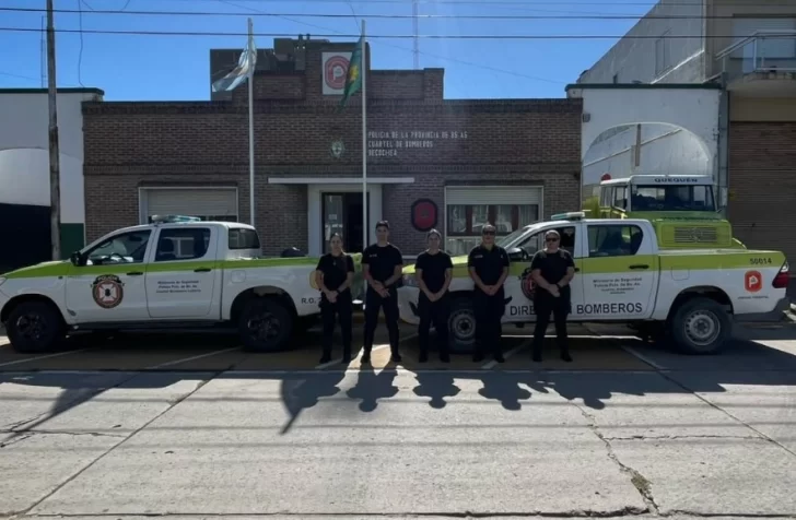 Más héroes de Necochea y Quequén que parten a ayudar a Bahía Blanca