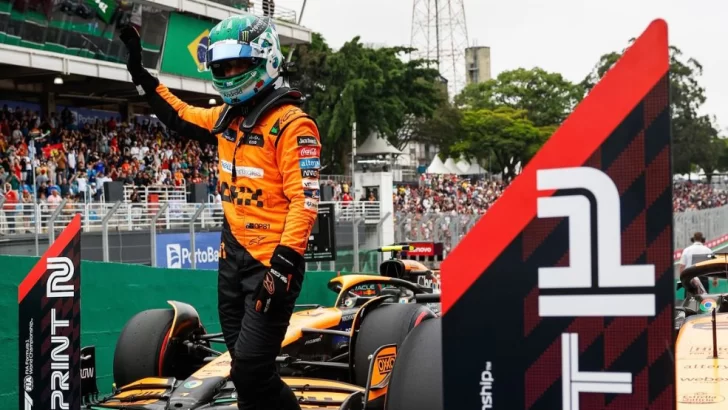 Oscar Piastri consiguió su primera pole position en la Fórmula 1