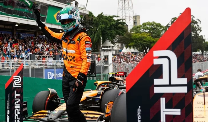 Oscar Piastri consiguió su primera pole position en la Fórmula 1