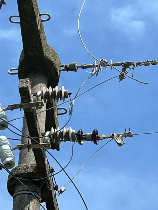 Inconvenientes con el servicio eléctrico en el balneario Los Ángeles