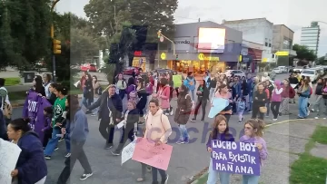 Marcha en Necochea por el Día Internacional de la Mujer