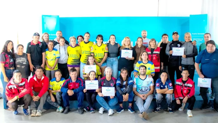 Importante apoyo de Puerto Quequén al fútbol femenino