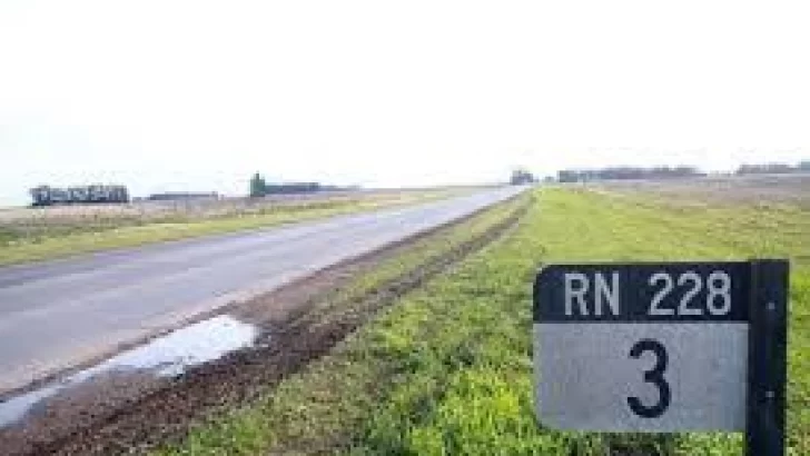 Quedó habilitada al tránsito la Ruta 228
