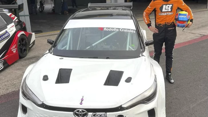 El necochense Matías Capurro probó el Toyota Cross de TC 2000 Nueva Generación