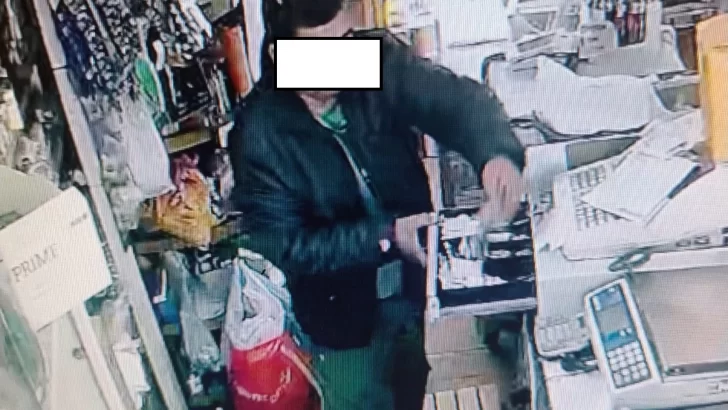 Robó en una carnicería mientras atendían a su mujer
