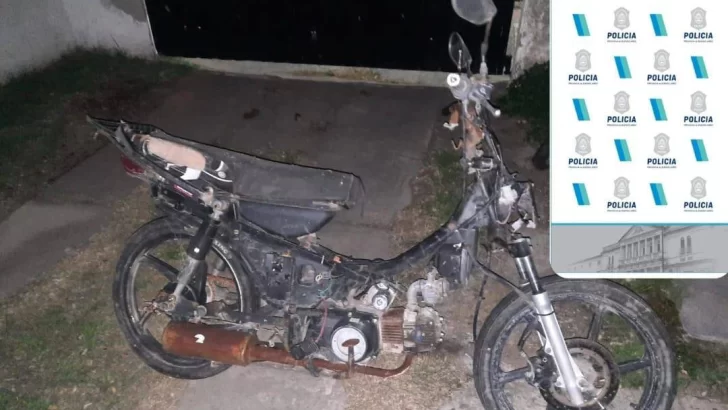 Recuperan motocicleta robada y detienen al sospechoso