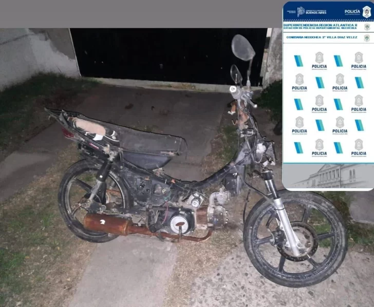 Recuperan motocicleta robada y detienen al sospechoso