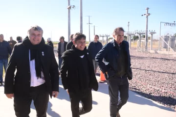 Kicillof inauguró la nueva Estación Transformadora de Quenumá