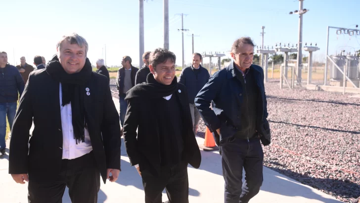 Kicillof inauguró la nueva Estación Transformadora de Quenumá