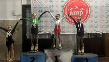 Fin de semana con muchos podios para las patinadoras de Huracán