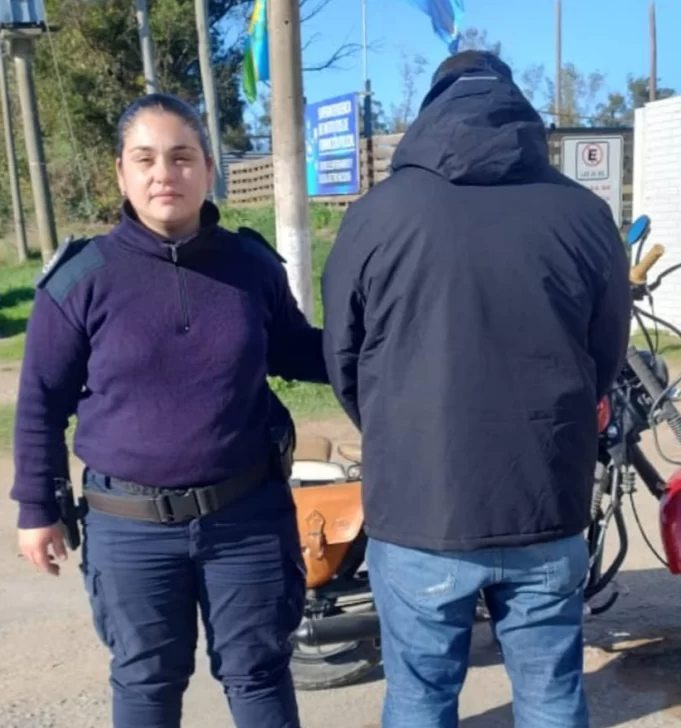 Fue a dar de alta un motor que era robado