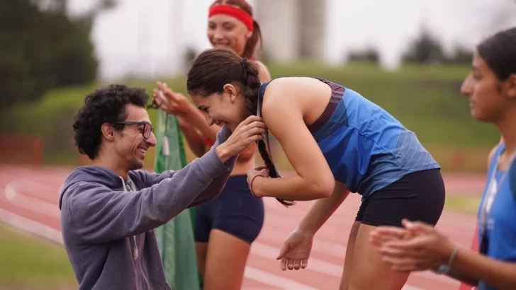 La mejor atleta argentina en salto triple U18 es necochense y se llama Rosario Coronel