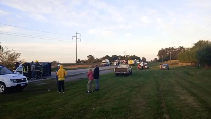 Choque frontal en Ruta 88: un muerto y varios heridos