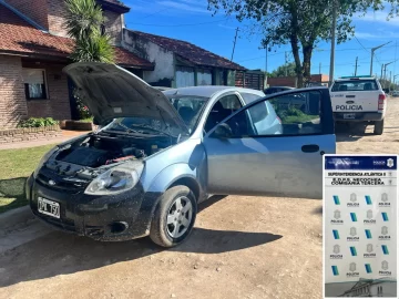 Hallazgo de vehículo robado con patentes apócrifas en Necochea