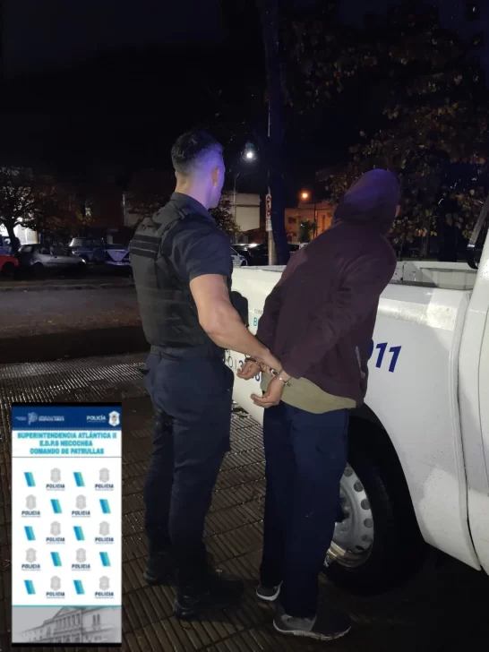 Aprehendieron a un hombre por violar una restricción perimetral