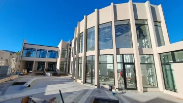 Trabajos finales en la sede de la Universidad de Lobería