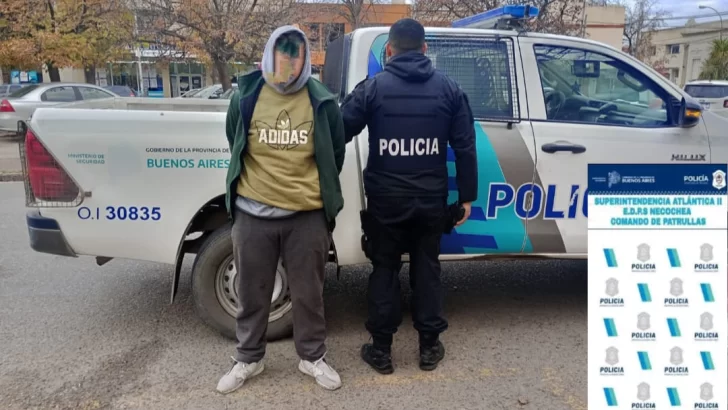Un joven fue aprehendido por violar una orden de restricción