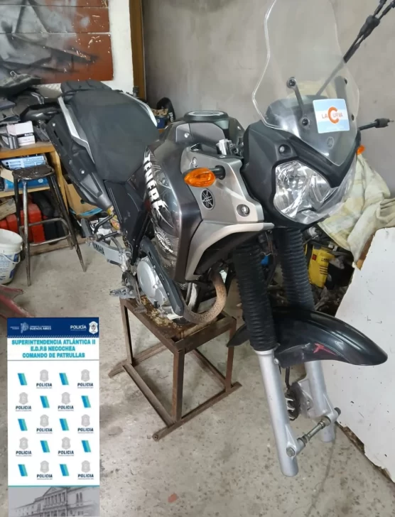 Secuestran una moto robada y aprehenden a un hombre en Necochea