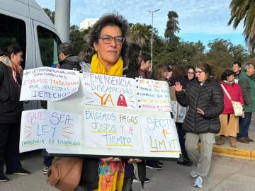 Discapacidad: Prestadores de Servicios Marcharon solicitan la emergencia
