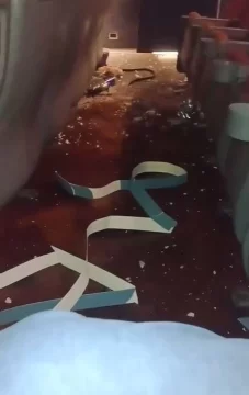 Video impactante: miraban “Destino Final” en el cine y les cayó un pedazo de techo
