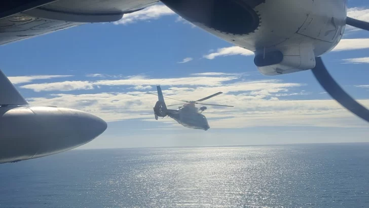 Video: Prefectura realizó con éxito un complejo simulacro de búsqueda y rescate