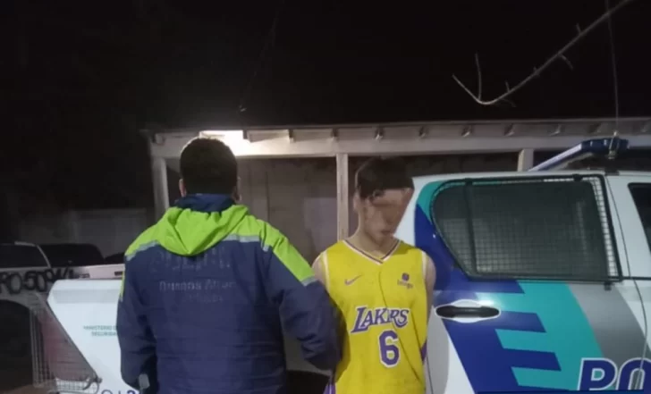 Rescatan a joven golpeada y amenazada con arma blanca por un sujeto que además tenía estupefacientes