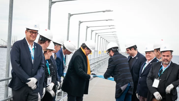 Inauguraron una obra clave para aumentar las exportaciones de petróleo desde el Puerto Rosales
