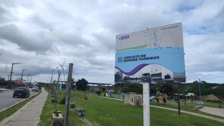 Ahora en Quequén hay un Circuito de Buques Hundidos