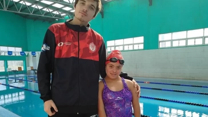 La nadadora Huilén Cuello se ubicó entre las mejores de la región en reciente torneo